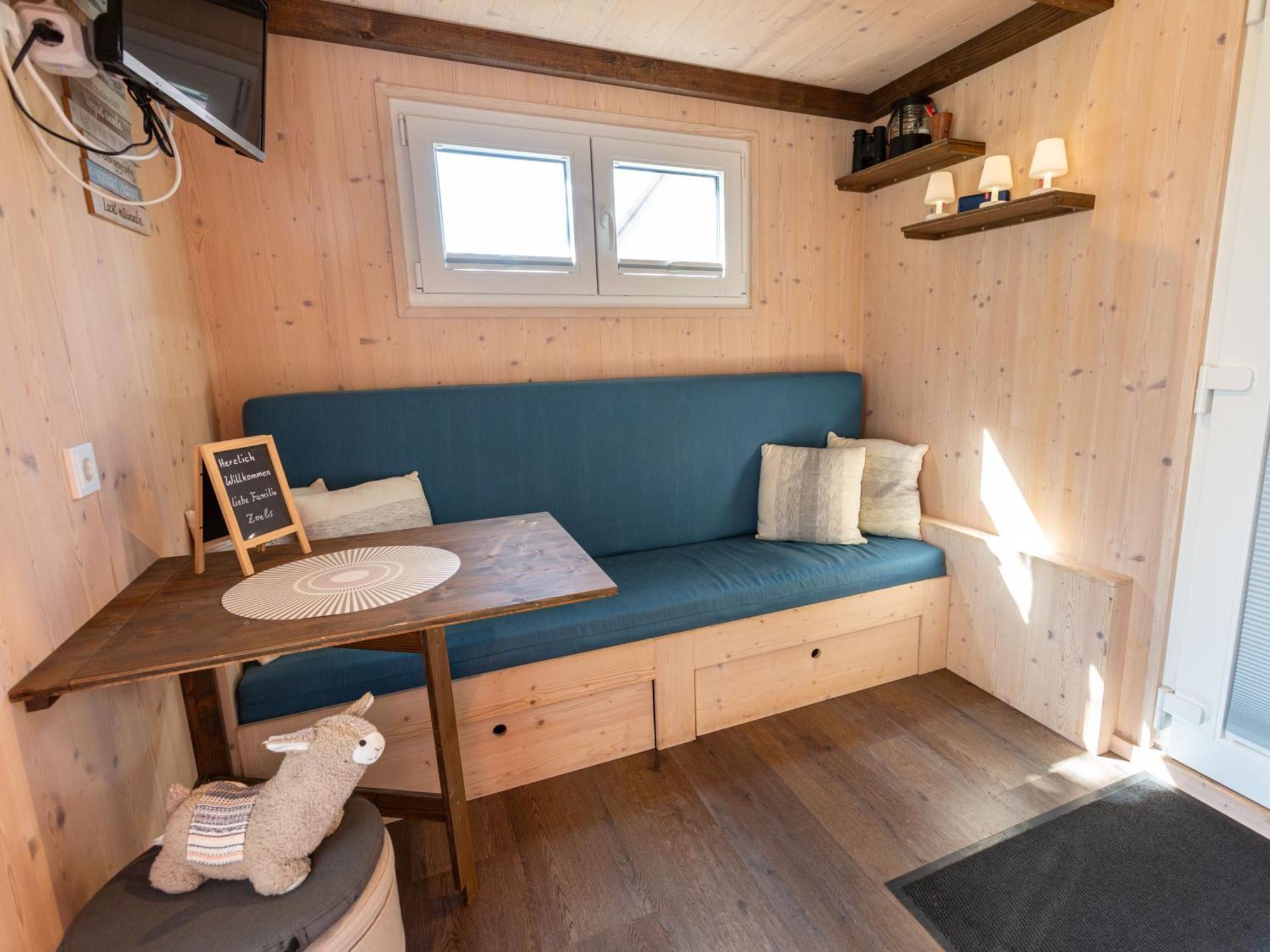 Tiny House auf der Alpaka Farm Villa Rubkow Bagian luar foto